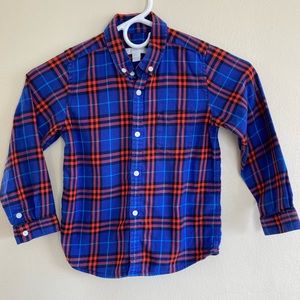 Burberry Kids plaid button down shirt